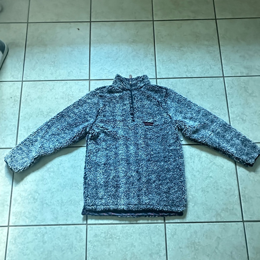 Unisex large Usa Palm fleece quarter zip, runs small